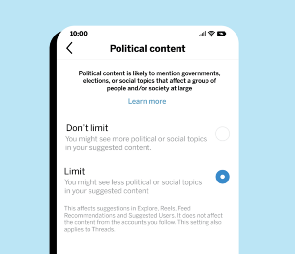 Instagram’s attempt to quietly limit ‘political content’ is a means of censorship